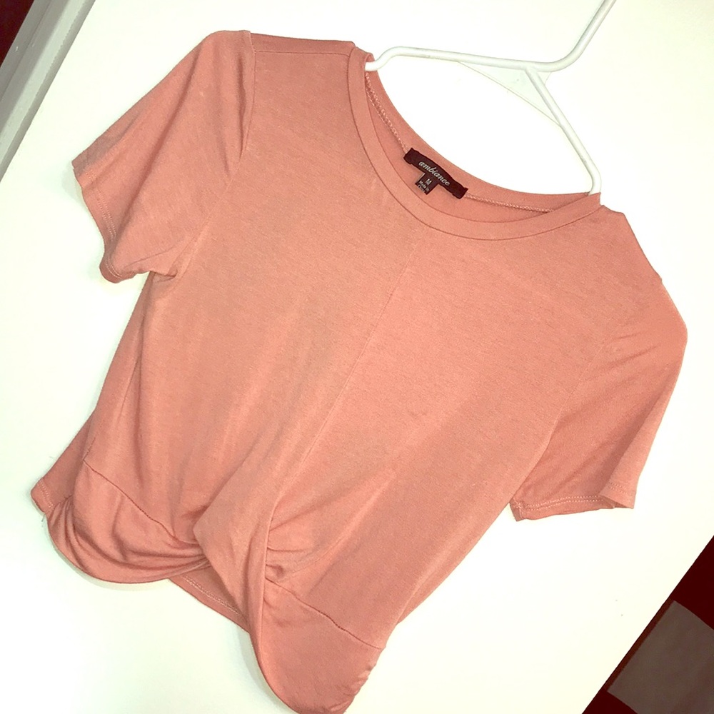 Rose gold crop top. Perfect condition never worn